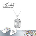 Destiny Jewellery Crystal From Swarovski Set Brand Pendant and Earrings